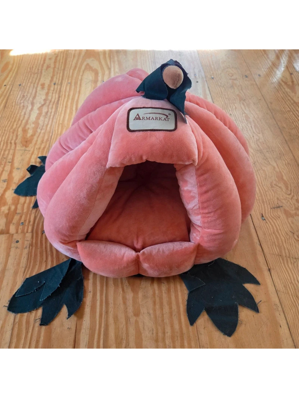 Fall Pumpkin Cat Bed